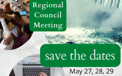 Save the Dates! Horseshoe Falls Spring Regional Council Meeting