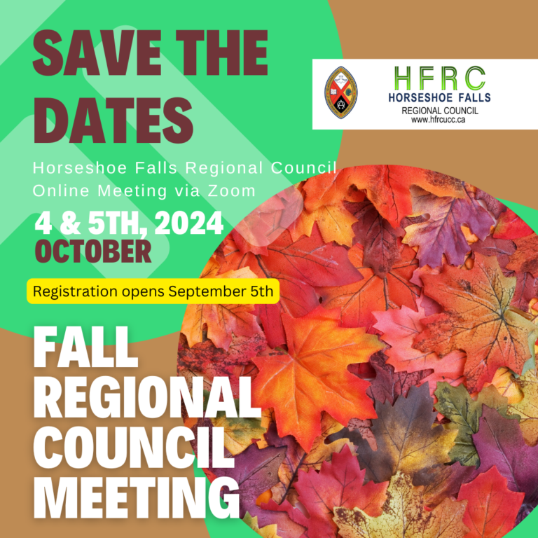 Fall Regional Council Meeting – Save the Dates